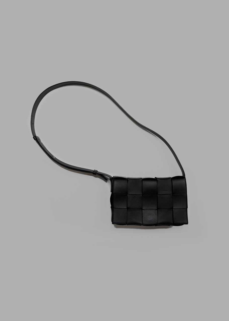 Intrecciato Leather Cassette Bag